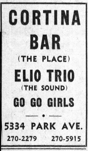 Another clipping kept by Erik Slutsky from a show he attended in the late 1960s.